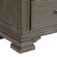 Mayberry Hill Kings Court 5 Piece King Panel Bedroom Set in Grey, , large