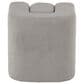Maple and Jade 18" Boucle Accent Ottoman in Gray, , large