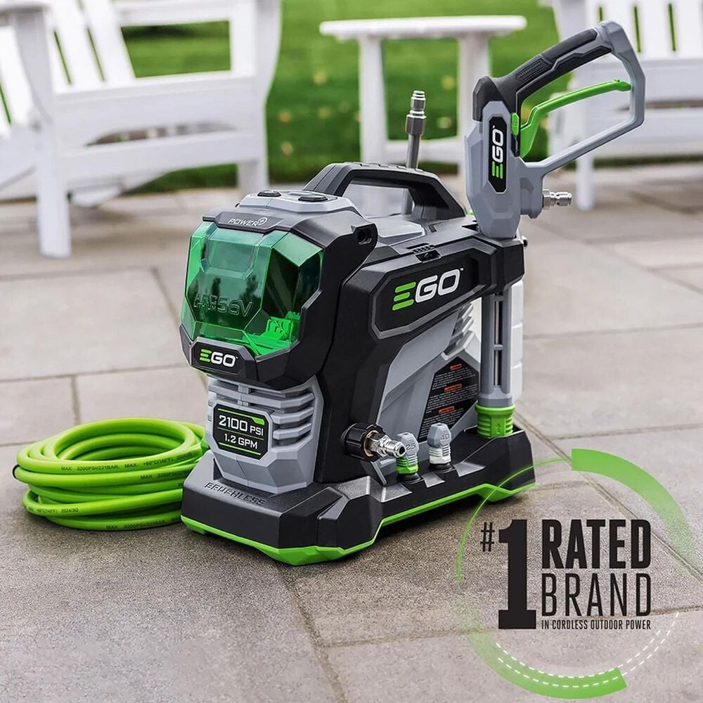EGO 2100 PSI Compact Pressure Washer in Gray and Green, , large