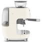 Smeg Espresso Manual Coffee Machine with Grinder in Cream, , large
