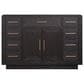 Lexora Home Abbey 48" Single Bathroom Vanity in Brown Oak with 2 cm White Cultured Marble Top and Rectangular Sink, , large