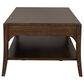 Flexsteel Sylvie 2-Drawer Rectangular Coffee Table in Chestnut, , large