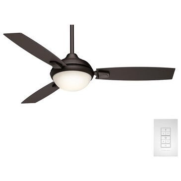 Hunter Verse 54" Outdoor Ceiling Fan with LED Light in Maiden Bronze, , large