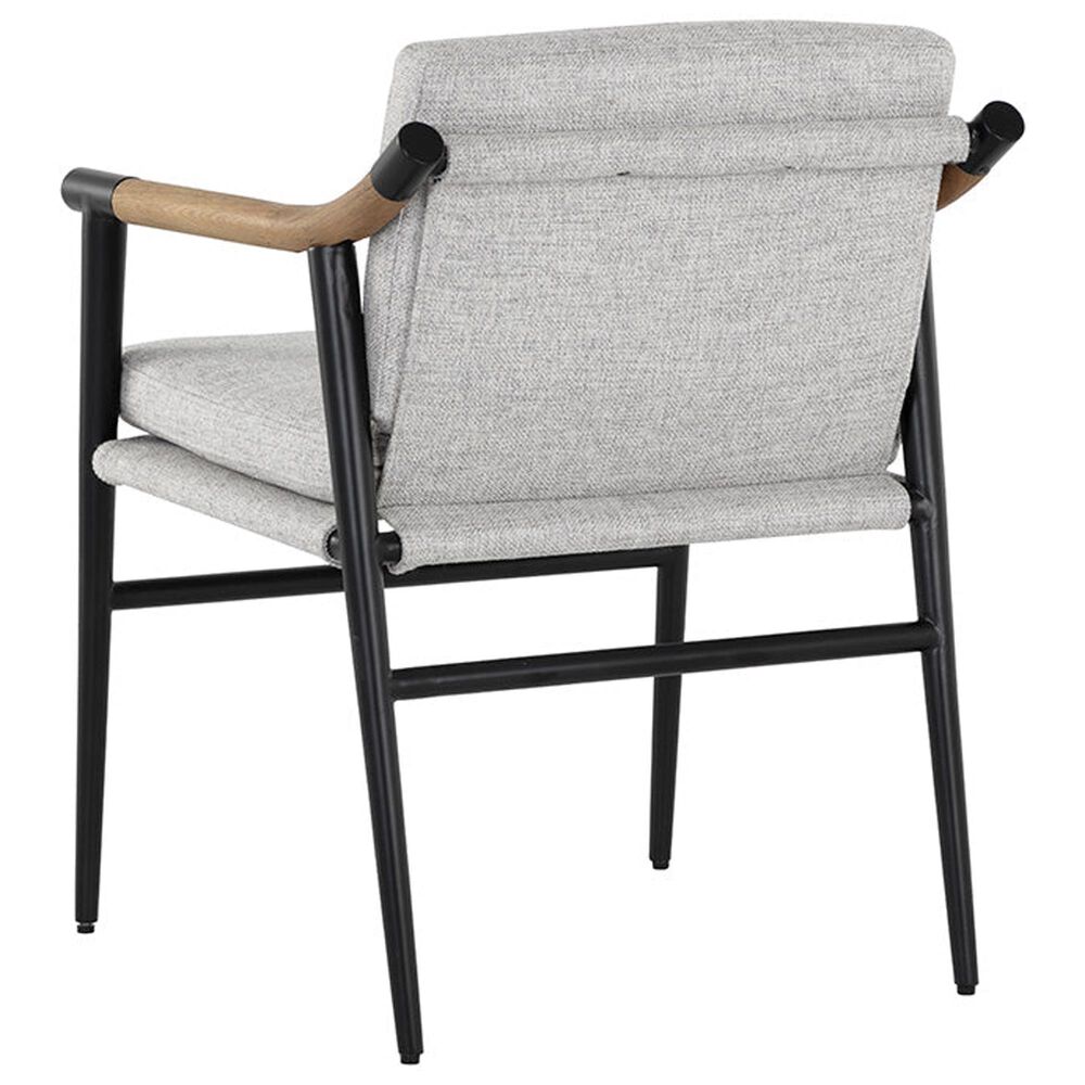 37B Meadow Dining Arm Chair in Matte Black, , large