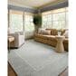 Chris Loves Julia x Loloi Briggs 8"6" x 11"6" Mist and Ivory Area Rug, , large