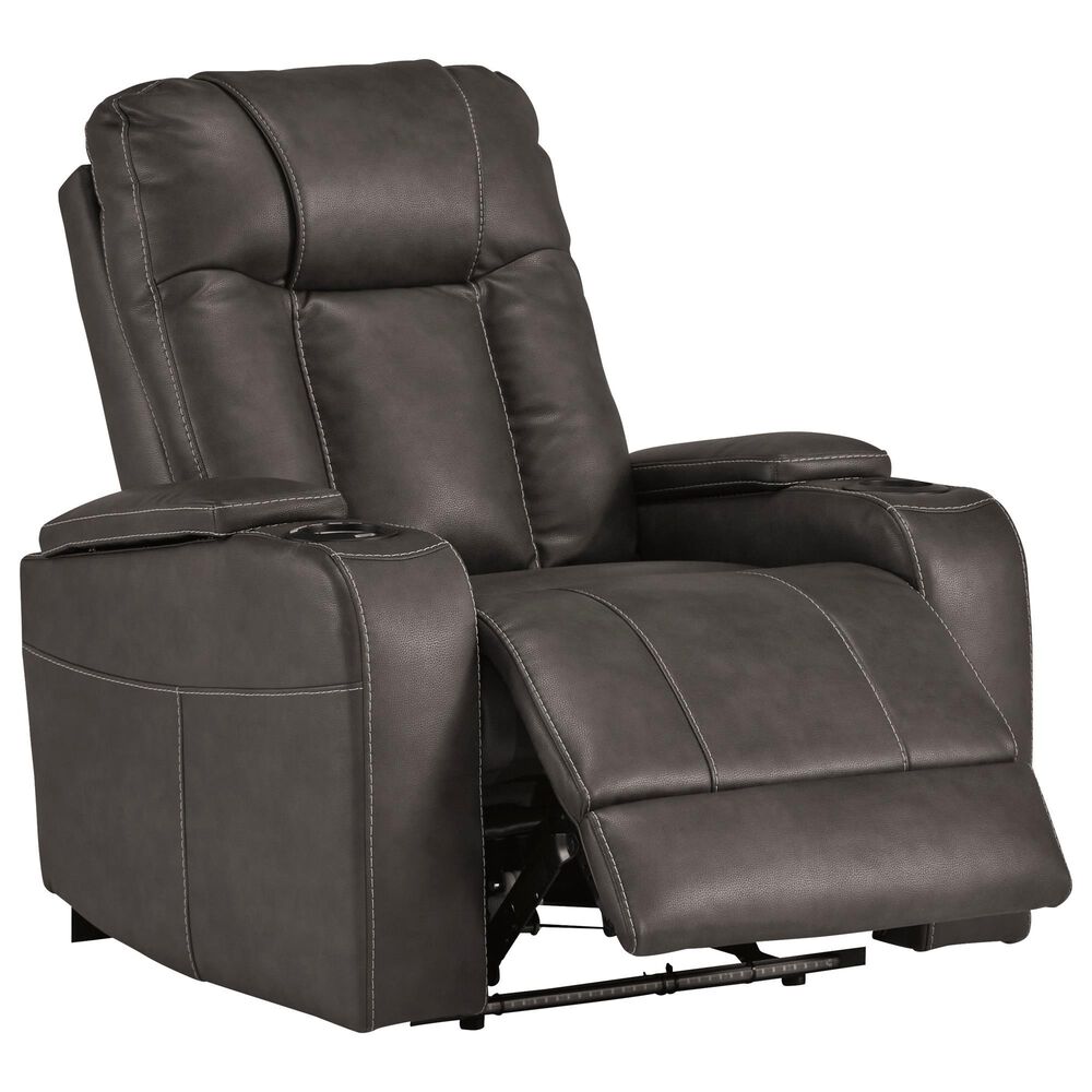 Ashley Feazada Power Recliner in Shadow, , large