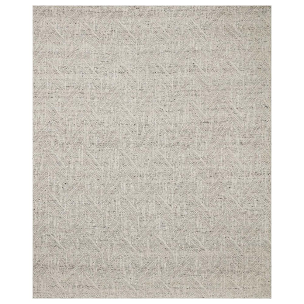 Loloi Raven 8"6" x 11"6" Silver and Ivory Area Rug, , large