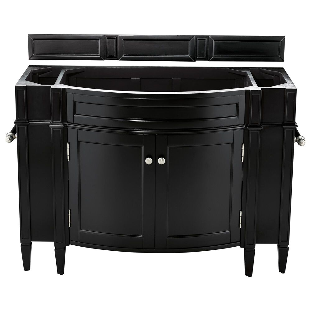 James Martin Brittany 46" Single Vanity Cabinet in Black Onyx, , large