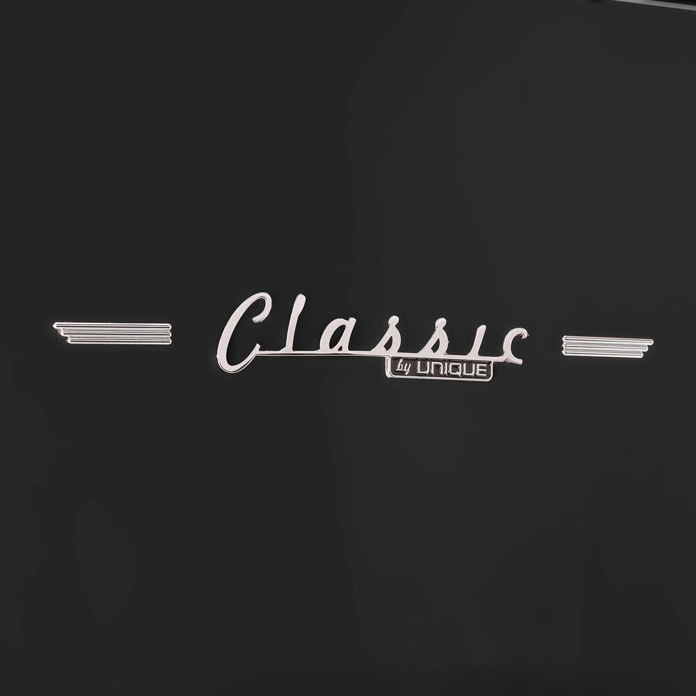Unique Appliances Classic Retro 17 Cu. Ft Bottom Mount Refrigerator in Matte Black, , large