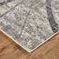 Feizy Kano 10"2" x 13"9" Charcoal and Gray Area Rug, , large