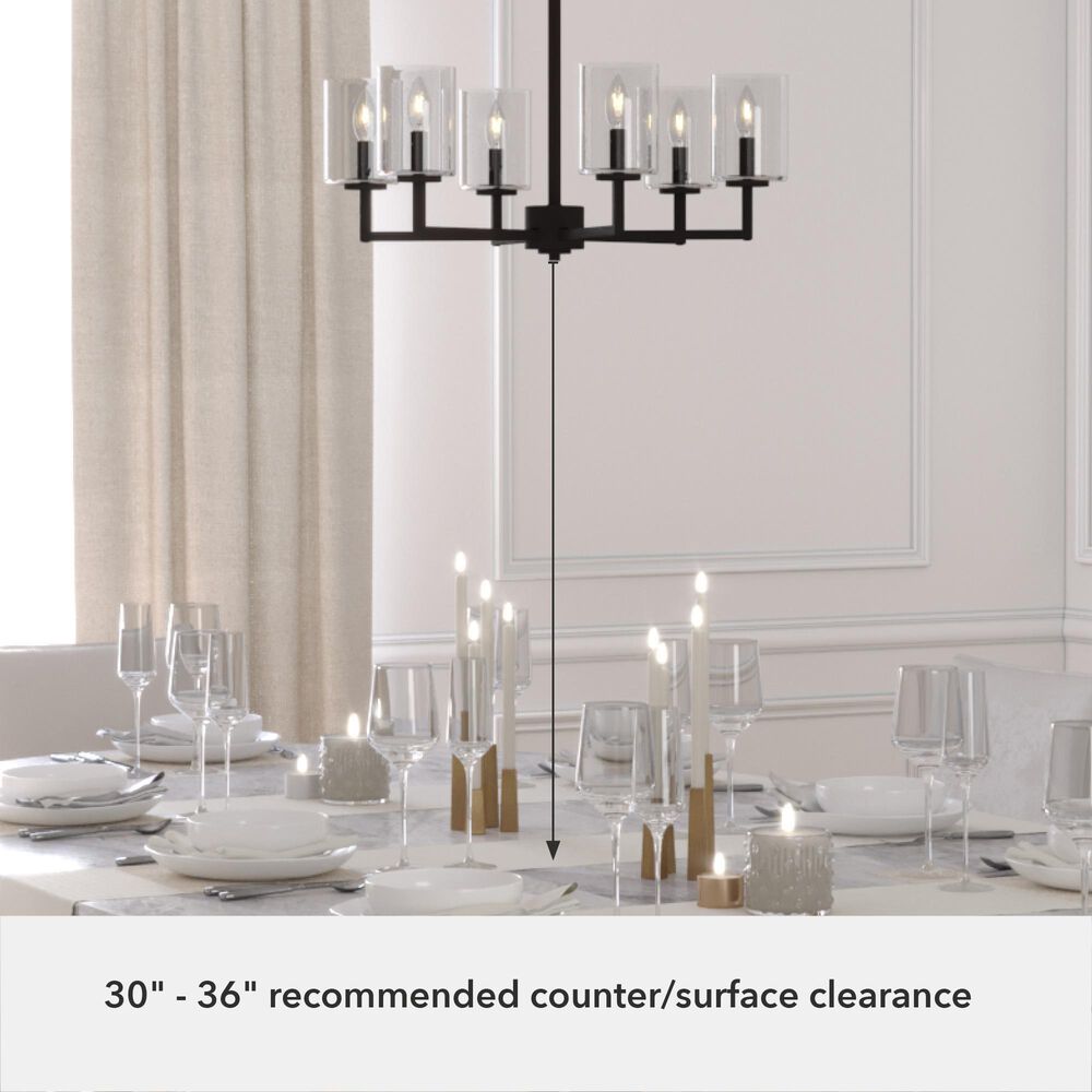 Hunter Kerrison 6-Light Chandelier in Natural Iron, , large