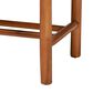 Baxton Studio Saura Bench in Natural and Oak Brown, , large