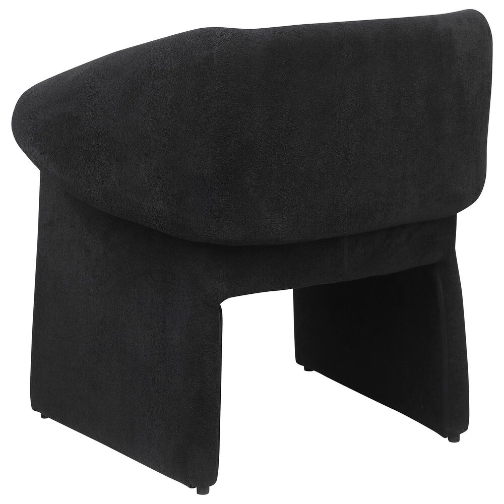 Coaster Ramsey Sloped Arm Chair in Black, , large