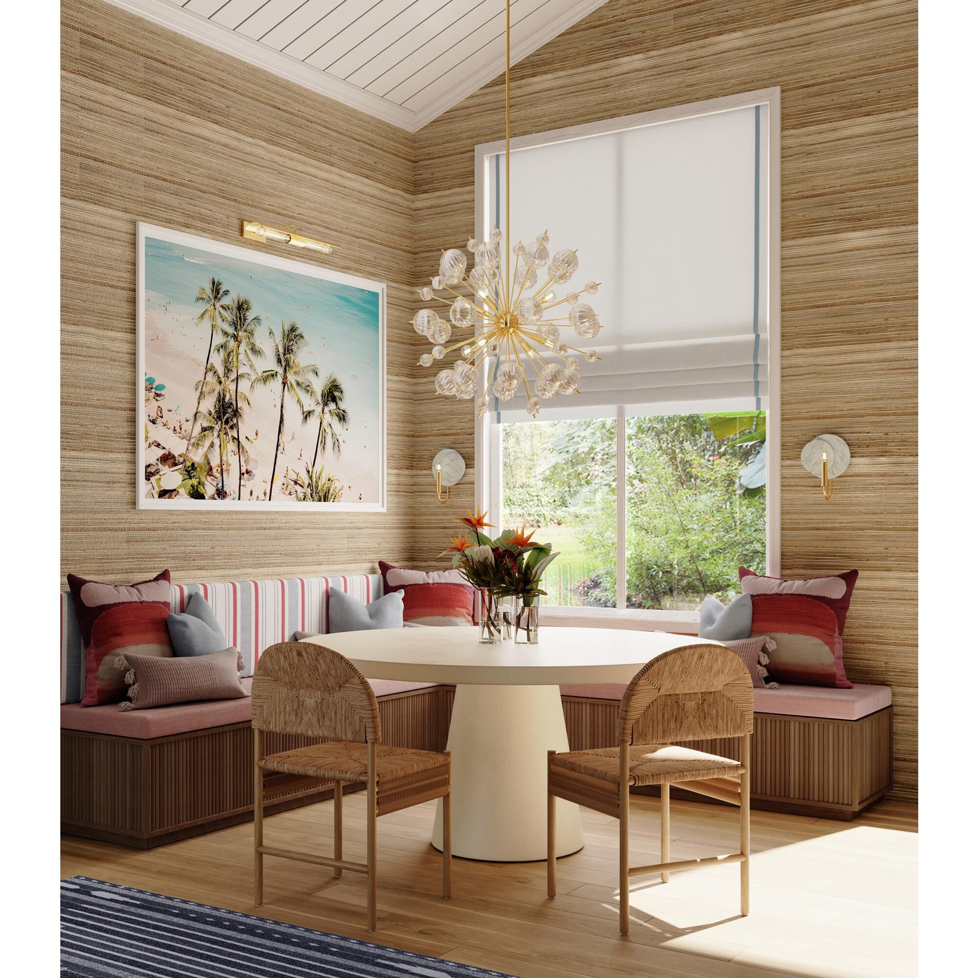 Mitzi Lighting Linnea 8-Light Chandelier in Aged Brass