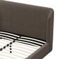 Urban Home Kiki Queen Upholstered Platform Bed in Pumpernickel, , large