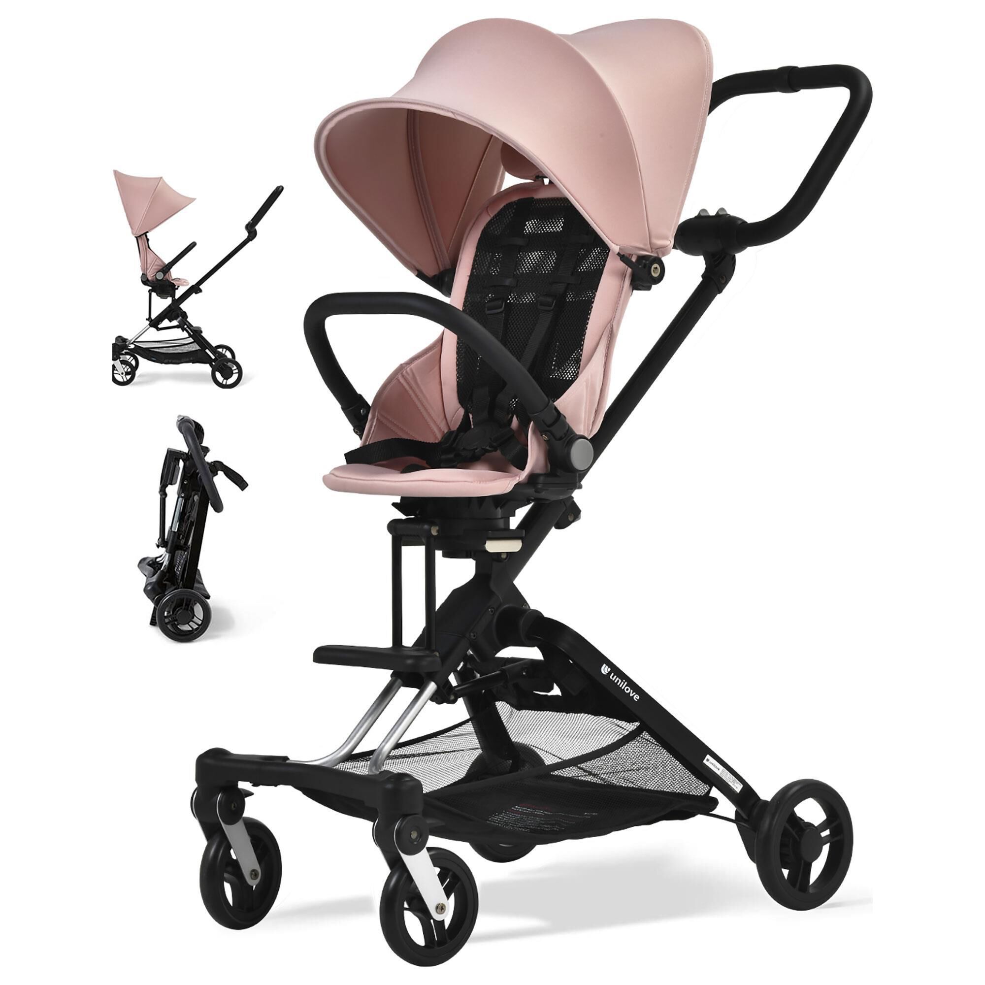 Unilove On The Go 3 In 1 Lightweight Stroller with Reversible