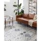 Loloi II Skye SKY-02 9" x 12" Silver and Grey Area Rug, , large