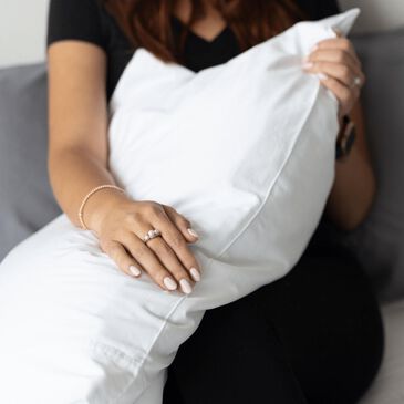 DreamFit DreamChill Degree 5 Enhanced Bamboo Standard Pillowcase in White (Set of 2), , large