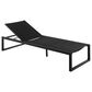 Linon Home Decor Holland Patio Chaise Lounge in Black, , large