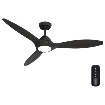 Hunter Surea 56" Outdoor Ceiling Fan in Matte Black, , large