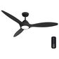 Hunter Surea 56" Outdoor Ceiling Fan in Matte Black, , large