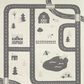 Balta Rugs Country Roads Map 4"4" x 6" Cream Kids Area Rug, , large