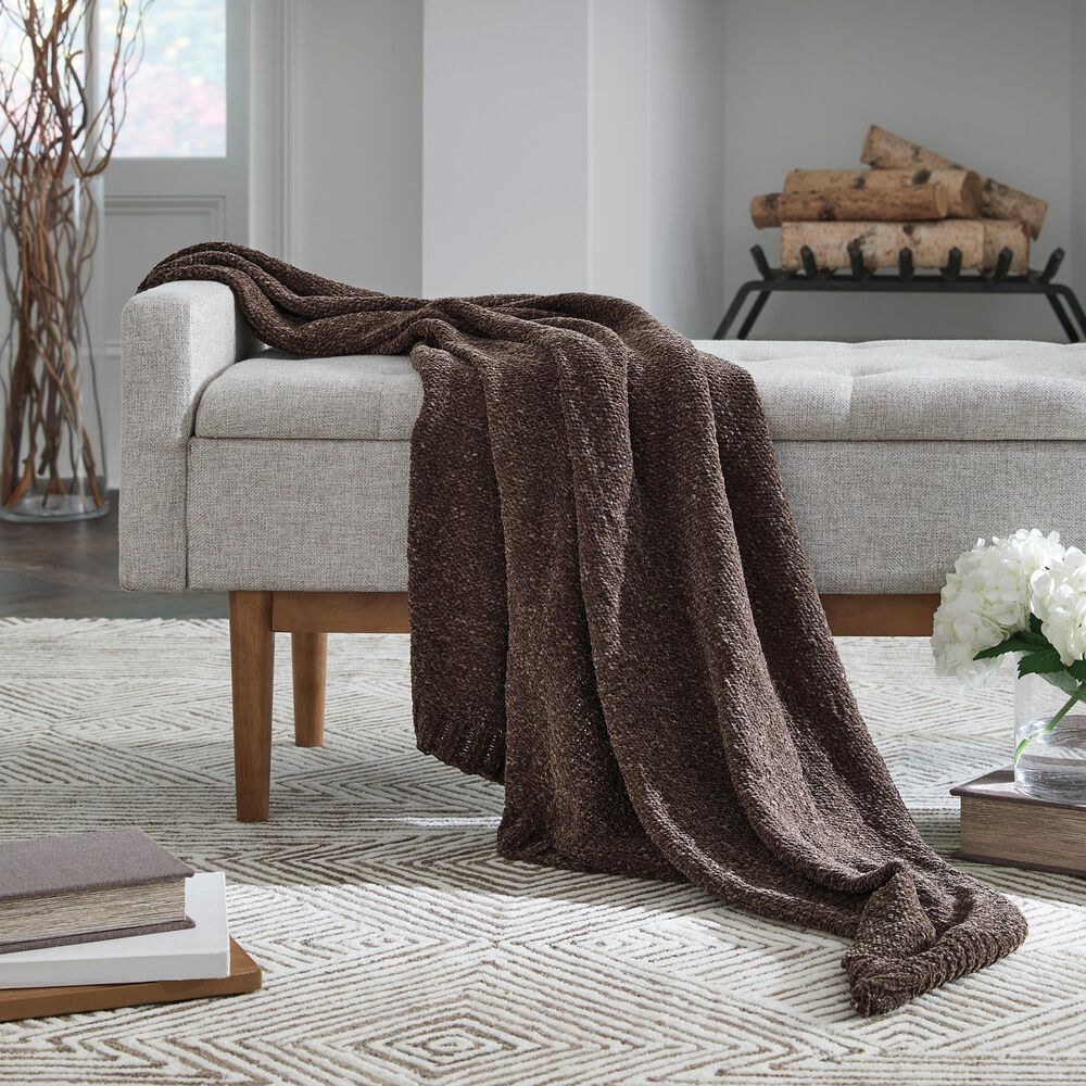 Ashley Anawood 50" x 60" Throw in Brown, , large