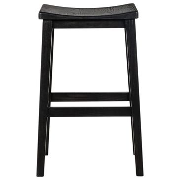 Fleming Furniture Co. Kady Stationary Stool with Wood Seat in Onyx, , large