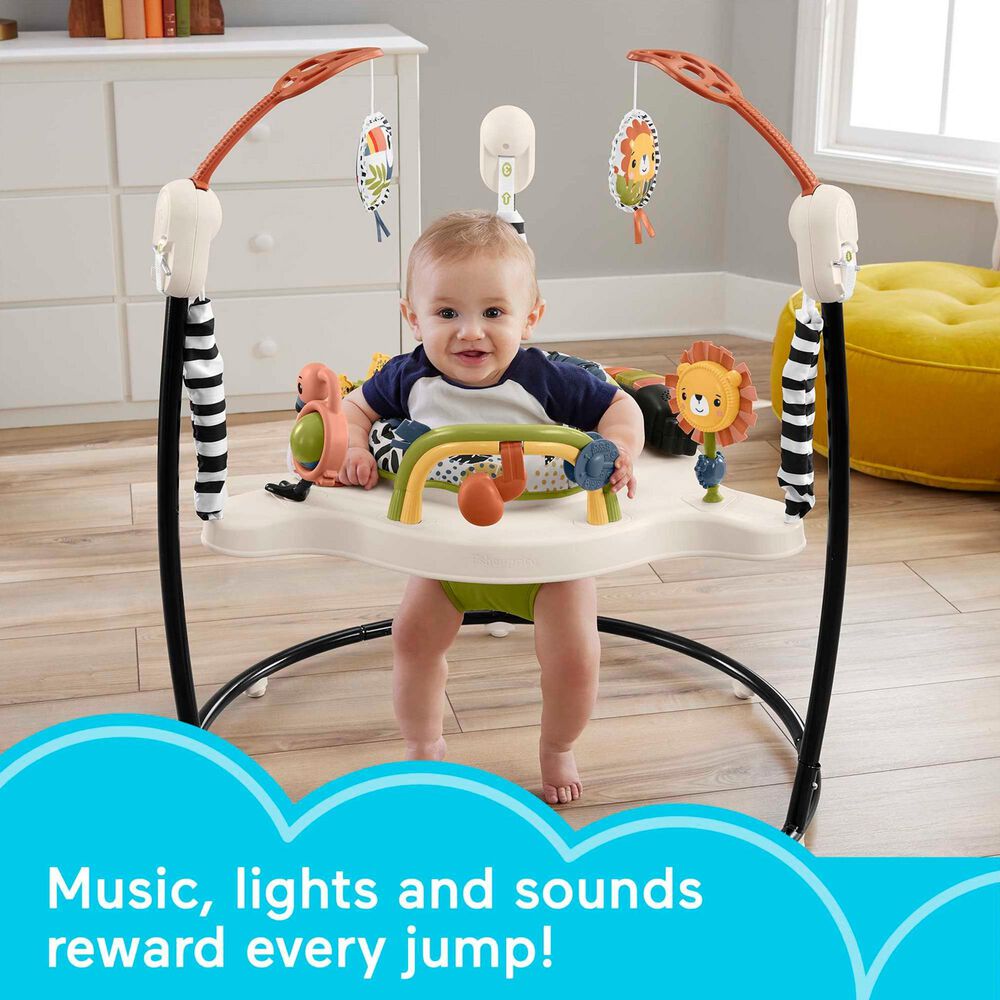 Fisher Price Palm Paradise Jumperoo Baby Activity Center, , large