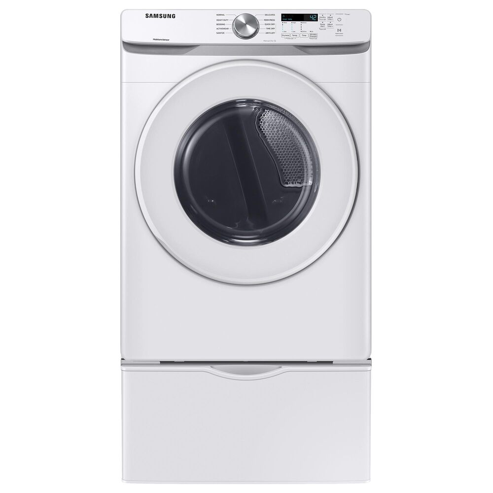 Samsung 7.5 Cu. Ft. Front Load Long Vented Electric Dryer in White, , large