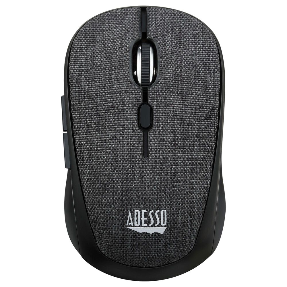 Adesso Wireless Fabric Optical Mini Mouse in Black, , large