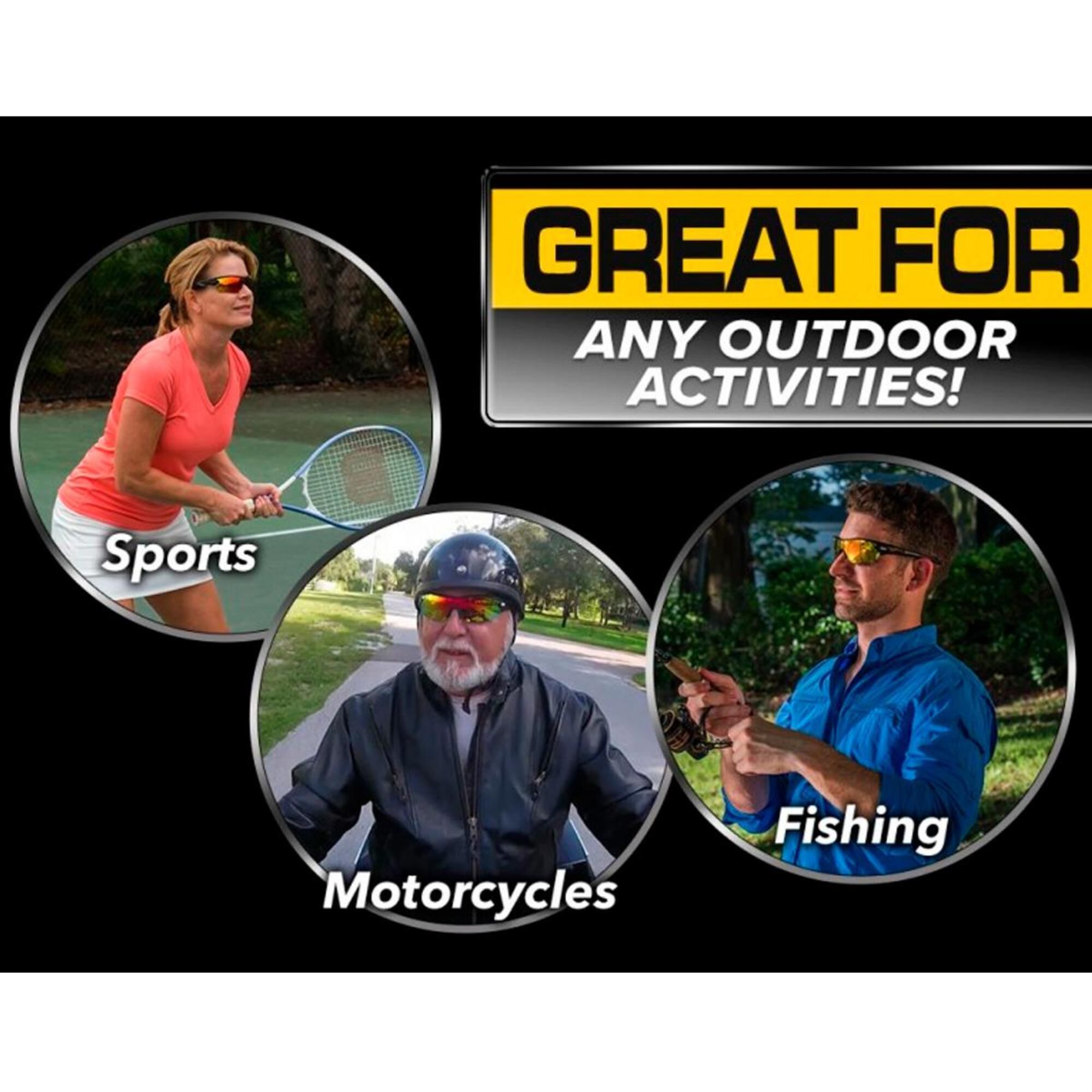 As Seen on TV Battle Vision Polarized Sunglasses 2 Pack by Atomic