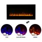 Timberlake Northwest 42" Fire and Ice Wall Mount Electric Fireplace in Black, , large
