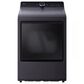 LG 5.5 Cu. Ft. Top Load Washer and 7.3 Cu. Ft. Electric Dryer with TurboSteam in Matte Black, , large