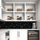 Dal-Tile Pietra Divina Nero Marquina Black Blend Spectrum Mosaic Tile, , large