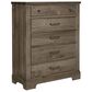 Viceray Collections Cool Rustic 5-Drawer Chest in Stone Grey, , large