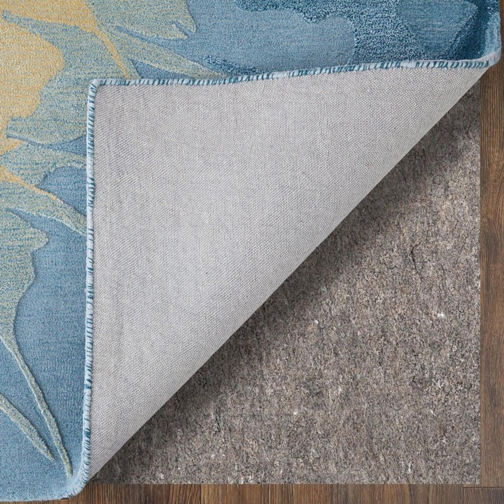 Feizy Rugs Kawai 10&#39; x 14&#39; Teal Area Rug, , large