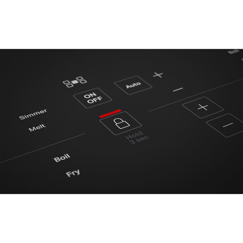 KitchenAid 36&quot; Built-In Electric Induction Cooktop in Black, , large