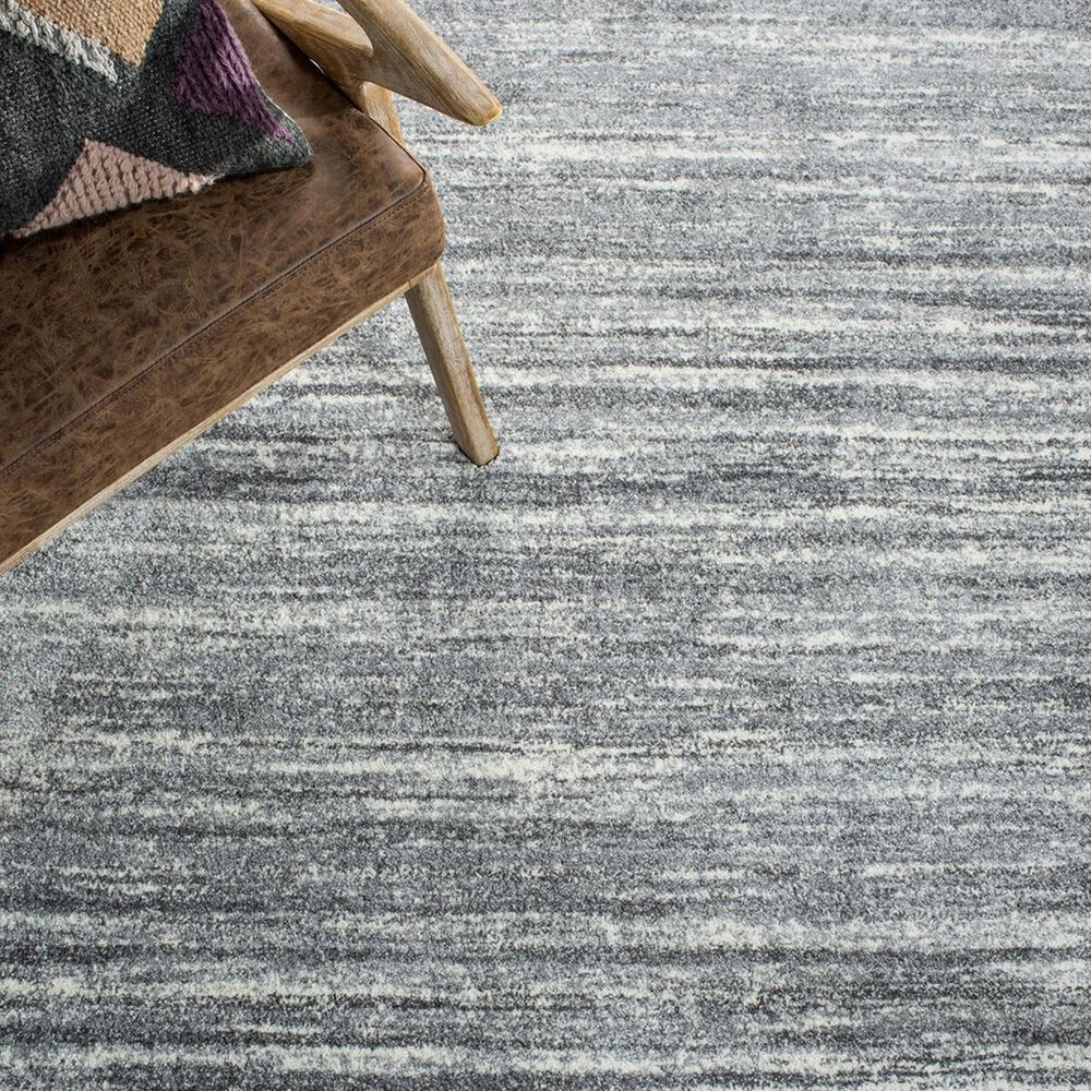 Safavieh Cyrus Shag CYR128F 4&#39;5&quot; x 6&#39;5&quot; Grey and Ivory Area Rug, , large
