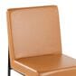 Lumisource Fuji Side Chair with Camel Cushion in Black (Set of 2), , large