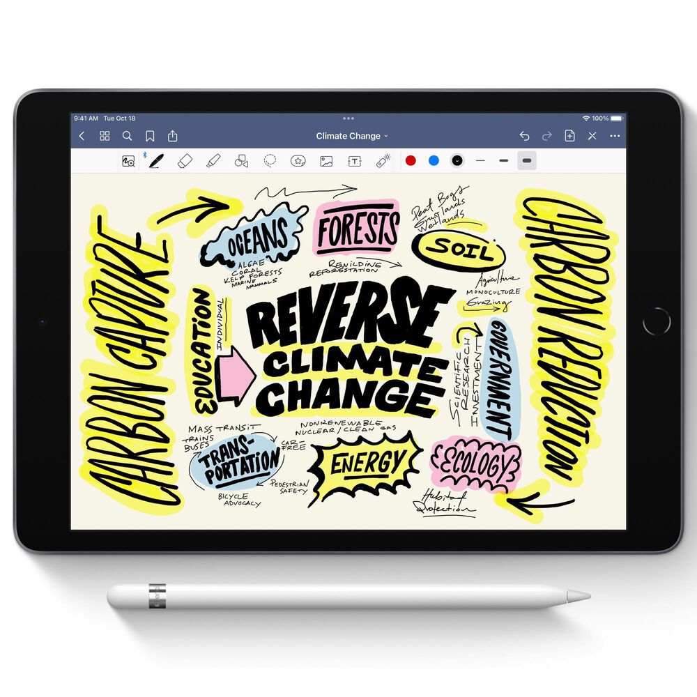 Apple Pencil &#40;1st Generation&#41; with USB-C Adapter in White, , large