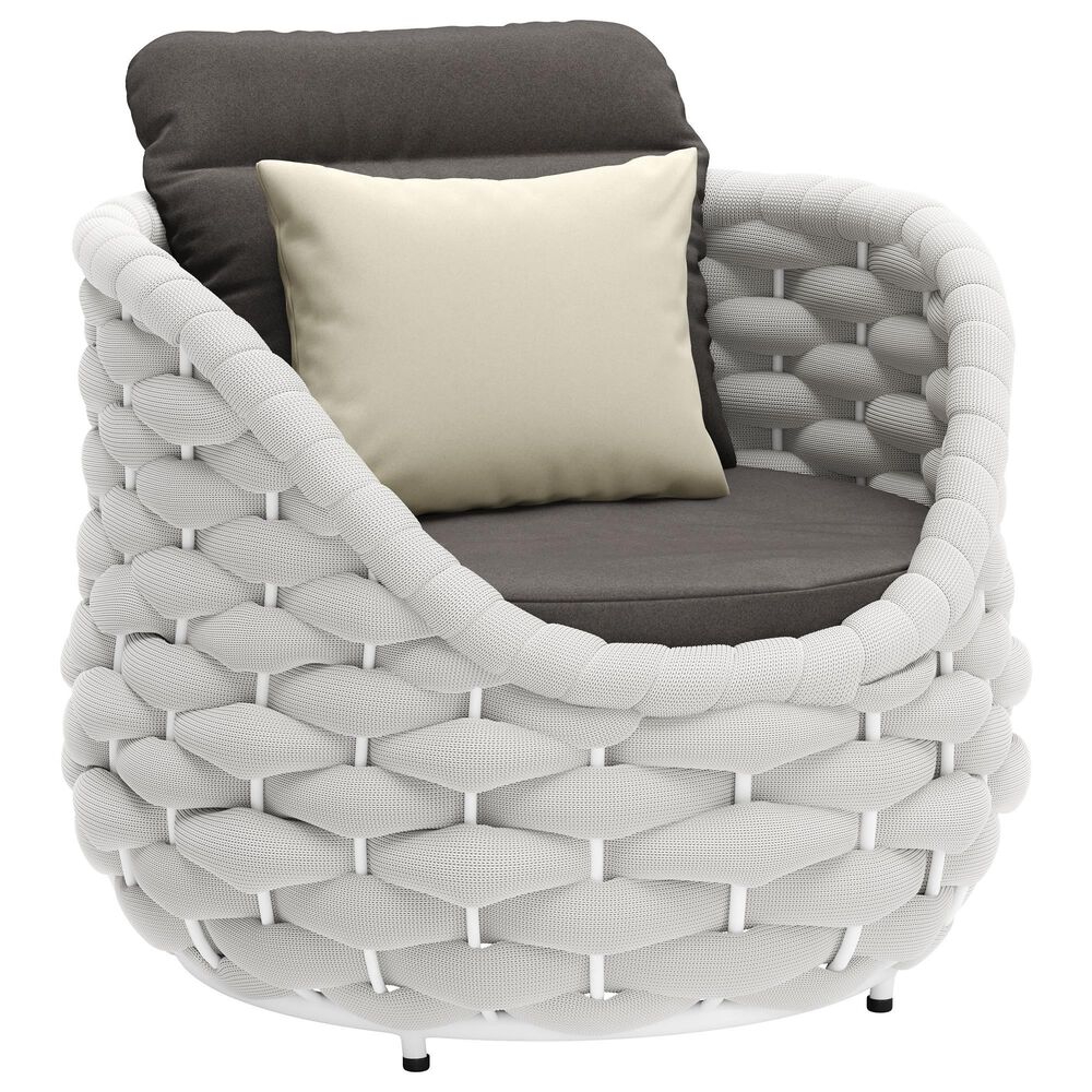 Zuo Modern Coral Reef Accent Chair in Gray, , large