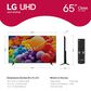 LG 65" Class UHD Series 4K UHD - Smart TV with 2.1 Channel Sound Bar and Wireless Subwoofer in Black, , large