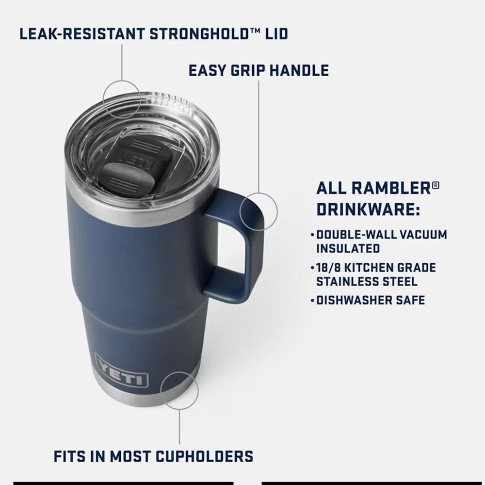 YETI Rambler 20 Oz Travel Mug in Cape Taupe, , large