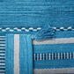 Safavieh Montauk MTK215M 6" Square Blue and Grey Area Rug, , large