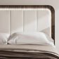 Ashley Kendanport Queen Platform Upholstered Bed in Brown and White, , large