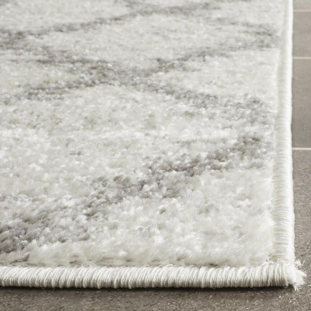 Safavieh Adirondack ADR122B 2&#39;6&quot; x 10&#39; Ivory and Silver Runner, , large