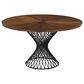 Blue River Cirque and Polly 5-Piece Round Dining Set in Walnut, , large