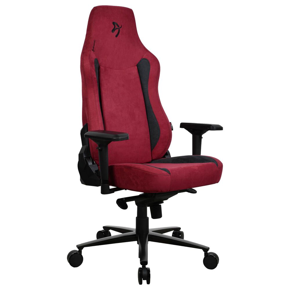 Arozzi Vernazza Supersoft Fabric Gaming Chair in Bordeaux, , large