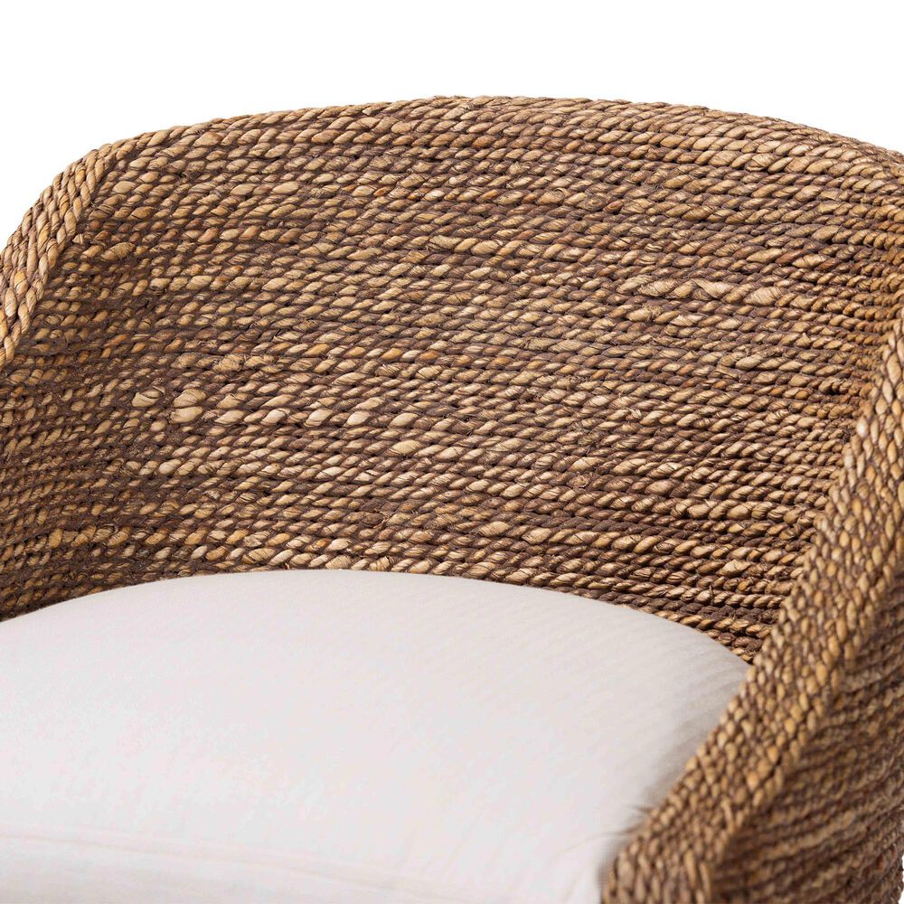 Baxton Studio Jasper Counter Stool in Brown Wash, , large